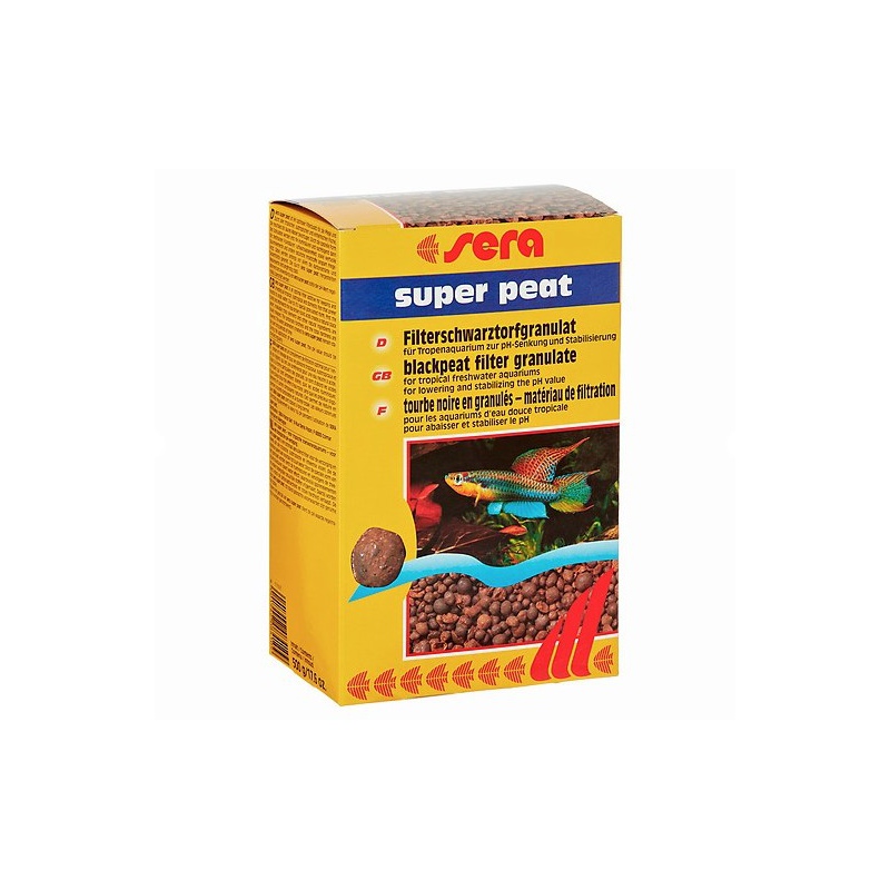 Sera Super Peat - granulat torfu czarnego 500g