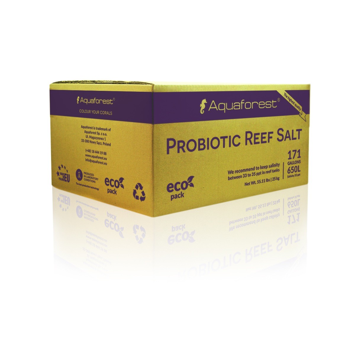 Aquaforest Probiotic Reef Salt 25kg BOX