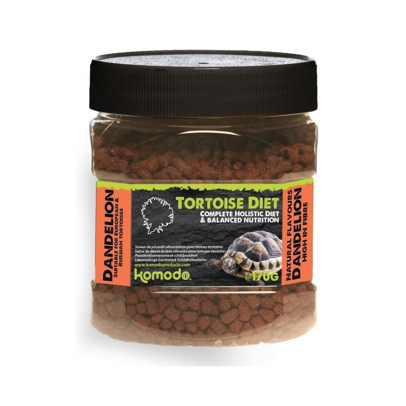 Komodo Tortoise Diet Dandelion 170g - pokarm dla żółwi