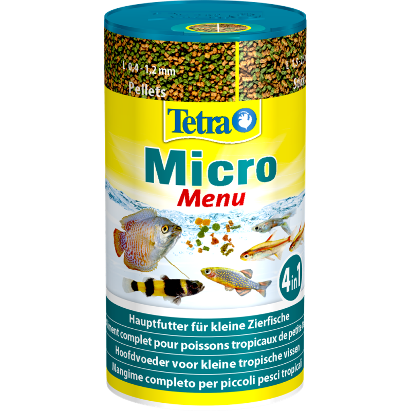 Tetra Micro Menu 100ml - zestaw pokarmów 4 w 1