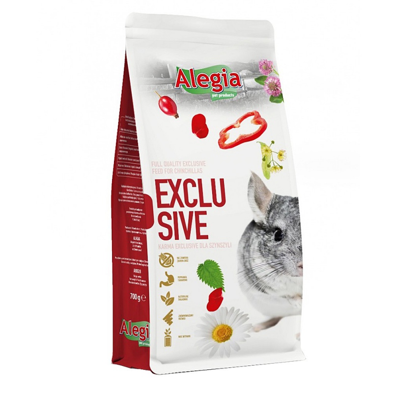 Alegia - Exclusive Szynszyl - pełnowartościowy pokarm 700g